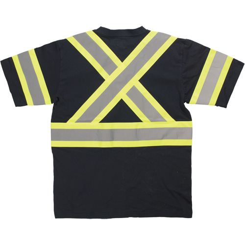 Chemise de s&eacute;curit&eacute; &agrave; manches courtes, Coton, T-petit, Noir Rock Safety Industrial Ltd