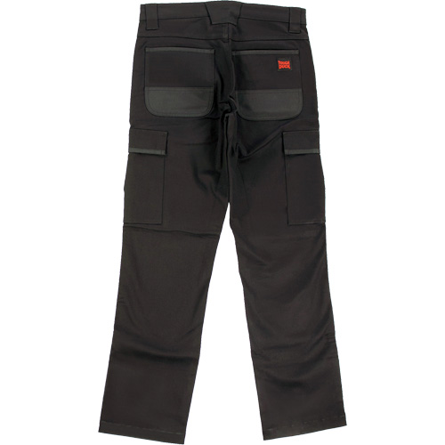 Pantalon de travail WP101, Coton/Spandex, Noir, Taille 14, Entrejambe 32 Rock Safety Industrial Ltd