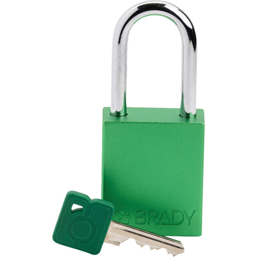 Cadenas de s&eacute;curit&eacute;, Cadenas de s&eacute;curit&eacute;, Cl&eacute;s diff&eacute;rentes, Aluminium, Largeur de 1-1/2" Rock Safety Industrial Ltd