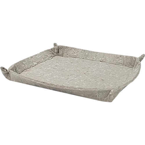 Base-filtre pour coussin-filtre de d&eacute;versements Spilltration, Capacit&eacute; 4,8 gal. us, 4' la x 4' lo Rock Safety Industrial Ltd