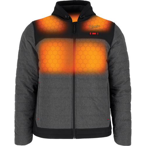 M12 Heated Quietshell Jacket with Battery, Men's, Small, Grey Rock Safety Industrial Ltd