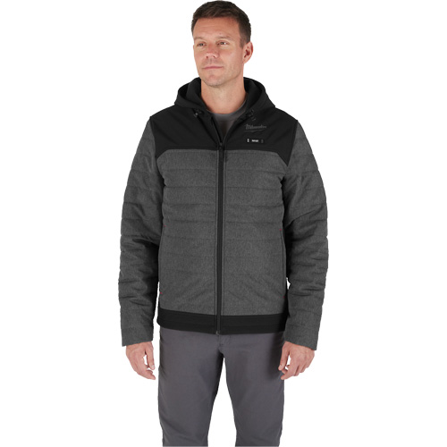 M12 Heated Quietshell Jacket with Battery, Men's, Small, Grey Rock Safety Industrial Ltd
