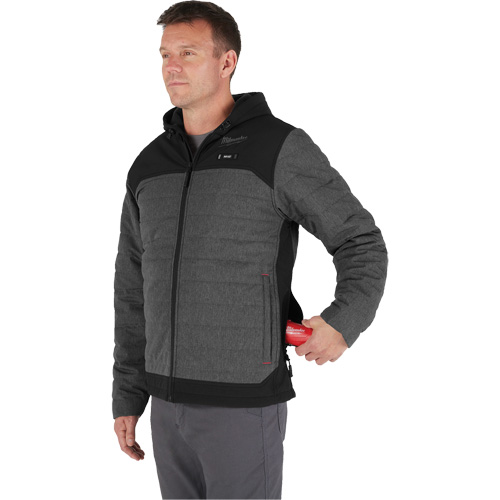 M12 Heated Quietshell Jacket with Battery, Men's, Small, Grey Rock Safety Industrial Ltd