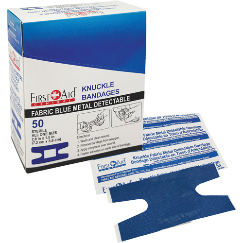 Bandages, Knuckle, Fabric Metal Detectable, Non-Sterile Rock Safety Industrial Ltd