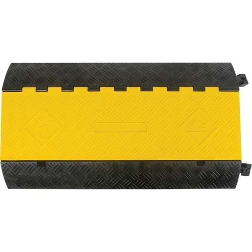 Polyurethane Cable Protector, 3 Channels, 35.43" L x 19.69" W x 3" H Rock Safety Industrial Ltd