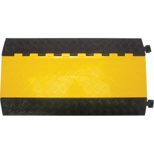 Protecteur de c&acirc;bles en polyur&eacute;thane, 5 canaux, 35,43" lo x 19,69" la x 2" h Rock Safety Industrial Ltd