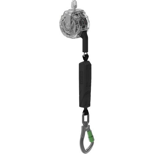 V-TEC ALTAKS Personal Fall Limiter-Cable, 10', Galvanized Steel, Swivel Rock Safety Industrial Ltd