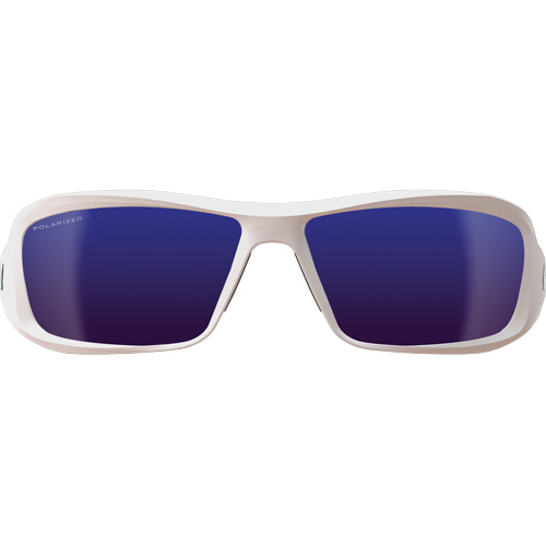 Lunettes de s&eacute;curit&eacute; Brazeau, Lentille Miroir bleu, Anti-&eacute;gratignures/Polaris&eacute;, ANSI Z87+/MCEPS GL-PD 10-12/R&eacute;pond ou surpasse la norme CSA Z94.3 Rock Safety Industrial Ltd