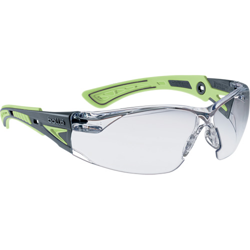 Lunettes de s&eacute;curit&eacute; Rush+, Lentille Transparent, Antibu&eacute;e/Anti-&eacute;gratignures Rock Safety Industrial Ltd