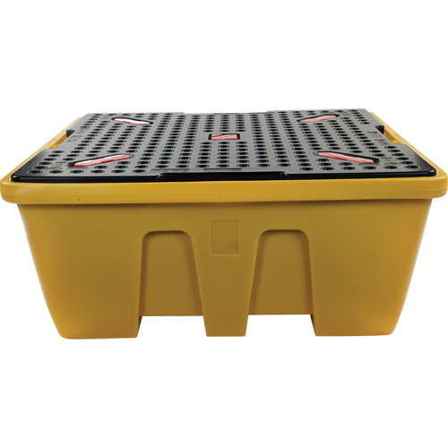 IBC Spill Pallet, 333 US gal. Spill Capacity, 66" x 66" x 27.5" Rock Safety Industrial Ltd