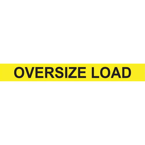 Oversize Load Heavy Haul Sign, Aluminum, 96" W x 12" H Rock Safety Industrial Ltd