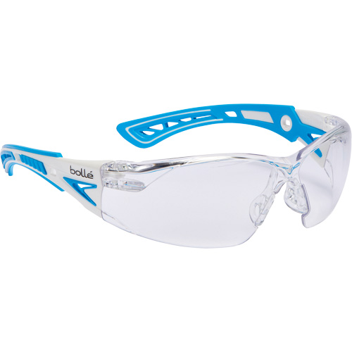 Lunettes de s&eacute;curit&eacute; RUSH+, Lentille Transparent, Antibu&eacute;e/Anti-&eacute;gratignures, ANSI Z87+/R&eacute;pond ou surpasse la norme CSA Z94.3 Rock Safety Industrial Ltd