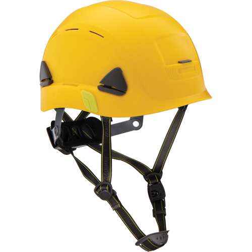 Casque de s&eacute;curit&eacute; d'escalade Fibre Metal, R&eacute;pond aux normes CSA type 2, Suspension Rochet, Ventil&eacute; Rock Safety Industrial Ltd