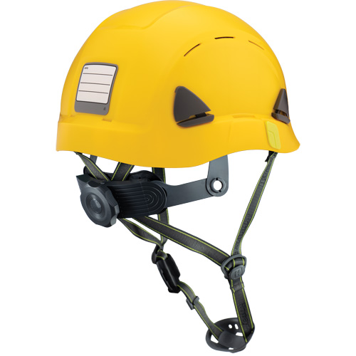 Casque de s&eacute;curit&eacute; d'escalade Fibre Metal, R&eacute;pond aux normes CSA type 2, Suspension Rochet, Ventil&eacute; Rock Safety Industrial Ltd