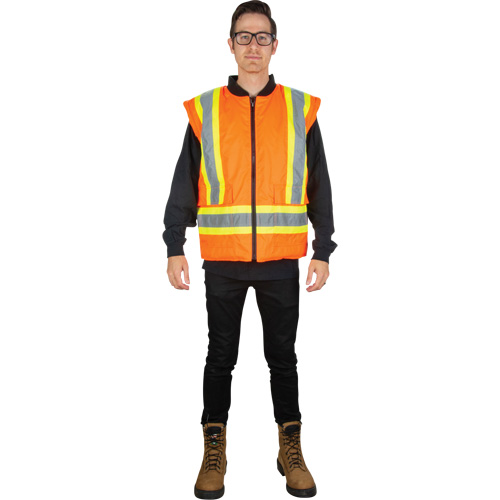 Parka d'hiver imperm&eacute;able 7-en-1, Orange haute visibilit&eacute;, Moyen Rock Safety Industrial Ltd