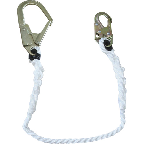 LAN-1242-4 5/8" Restraint Rope Lanyard, 1 Legs, 4', CSA Class A Rock Safety Industrial Ltd
