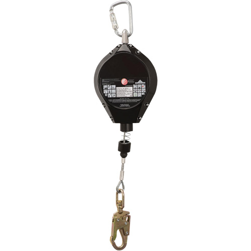 SRL-73302-40LE Self-Retracting Lifeline, 40', Galvanized Steel, Swivel Rock Safety Industrial Ltd