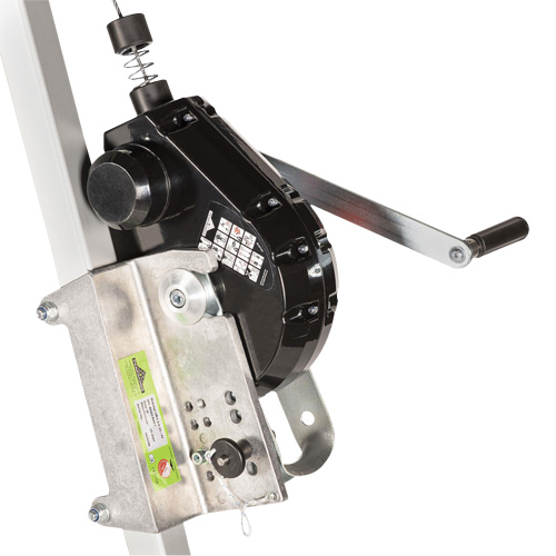 SRL-73303-60 Cable Self-Retracting Lifeline with Recovery, 60', Galvanized Steel, Swivel Rock Safety Industrial Ltd