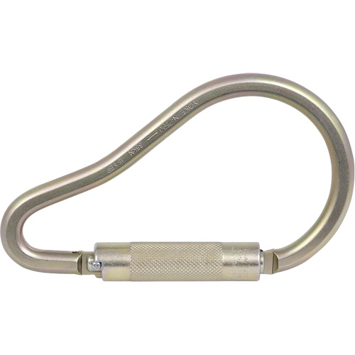 CP-04011-1 Zinc Plated Carabiner with 2" Gate Opening, Steel Rock Safety Industrial Ltd