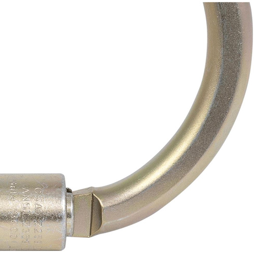 CP-04011-1 Zinc Plated Carabiner with 2" Gate Opening, Steel Rock Safety Industrial Ltd