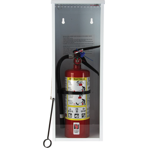 Light-Duty Fire Extinguisher Cabinet, 8" W x 22" H x 6" D Rock Safety Industrial Ltd