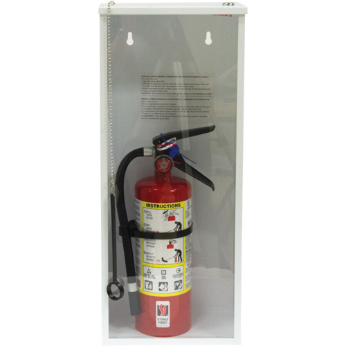 Light-Duty Fire Extinguisher Cabinet, 10" W x 24" H x 6" D Rock Safety Industrial Ltd