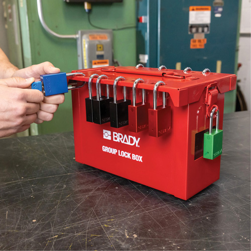 Velocity Plus Safety Lockout Padlock, Orange, Keyed Alike, Aluminum, 1-1/2" Width Rock Safety Industrial Ltd