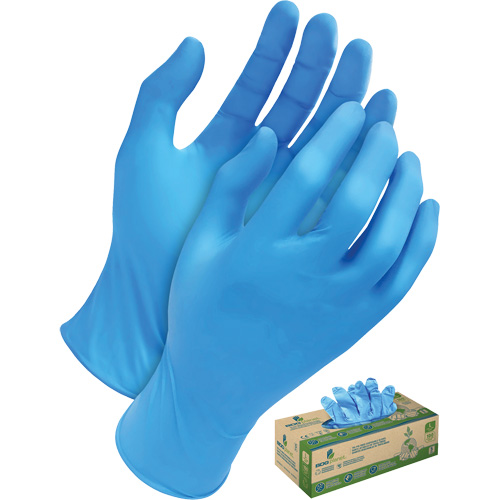 Tri-Polymer Disposable Gloves, Small, Polyethylene, 5-mil, Powder-Free, Blue Rock Safety Industrial Ltd
