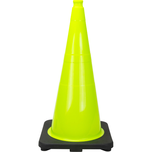 Premium Traffic Cone, 28", Lime Green Rock Safety Industrial Ltd