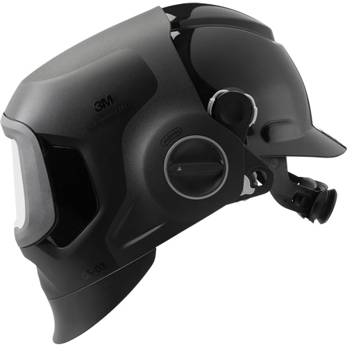 Casque & masque de soudage noir &agrave; devant fixe Speedglas G5-03 Pro Rock Safety Industrial Ltd