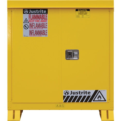 Outdoor Flammable Storage Cabinet, 30 gal., 2 Door, 43" W x 44" H x 18" D Rock Safety Industrial Ltd