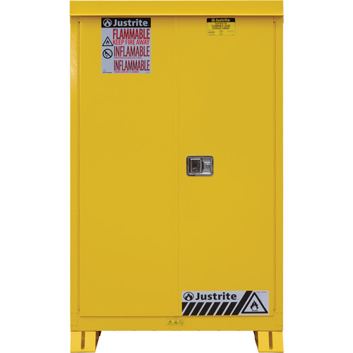 Armoire ext&eacute;rieure pour produits inflammables, 45 gal., 2 Porte(s), 43" La x 65" h x 18" p Rock Safety Industrial Ltd