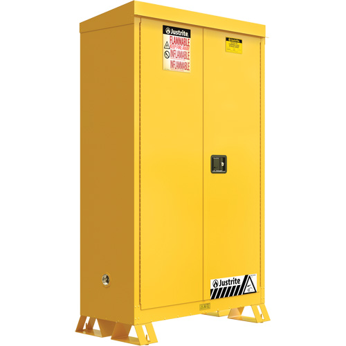 Armoire ext&eacute;rieure pour produits inflammables, 45 gal., 2 Porte(s), 43" La x 65" h x 18" p Rock Safety Industrial Ltd