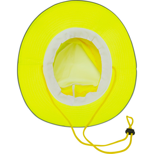 Chapeau de p&ecirc;cheur &agrave; refroidissement par &eacute;vaporation, Lime haute visibilit&eacute; Rock Safety Industrial Ltd