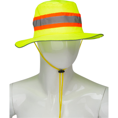 Chapeau de p&ecirc;cheur &agrave; refroidissement par &eacute;vaporation, Lime haute visibilit&eacute; Rock Safety Industrial Ltd