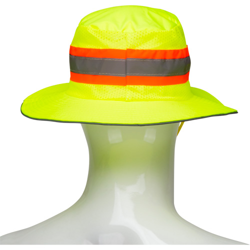 Chapeau de p&ecirc;cheur &agrave; refroidissement par &eacute;vaporation, Lime haute visibilit&eacute; Rock Safety Industrial Ltd