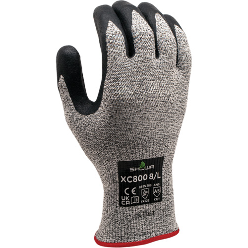 Gants r&eacute;sistants &agrave; la coupe XC800, Taille 6/Petit, Calibre 13, Rev&ecirc;tement Nitrile, Enveloppe en PEHP, ASTM ANSI niveau A5/EN 388 niveau E Rock Safety Industrial Ltd