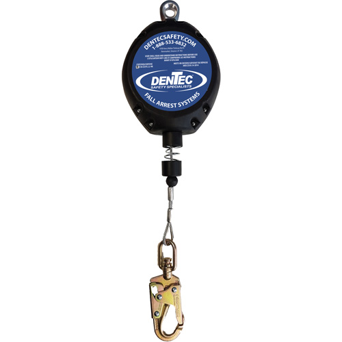 Cable Self Retracting Lanyard with Composite Housing, 50', Swivel Rock Safety Industrial Ltd