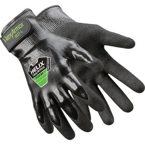 Gants Helix 3027, Taille 6/T-petit, Calibre 21, Rev&ecirc;tement Nitrile, Enveloppe en PEHP, ASTM ANSI niveau A7 Rock Safety Industrial Ltd