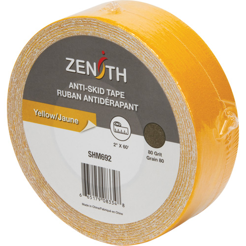 Anti-Skid Tape, 2" x 60', Yellow Rock Safety Industrial Ltd