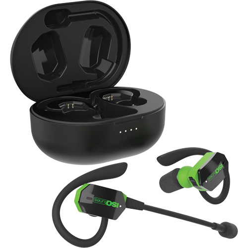 &eacute;couteurs Bluetooth UltraComm Aware noir & vert Rock Safety Industrial Ltd
