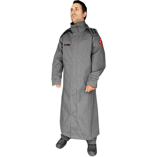 CoreMAX FR 52" Jacket with Attached Hood, 5X-Large, Grey Rock Safety Industrial Ltd