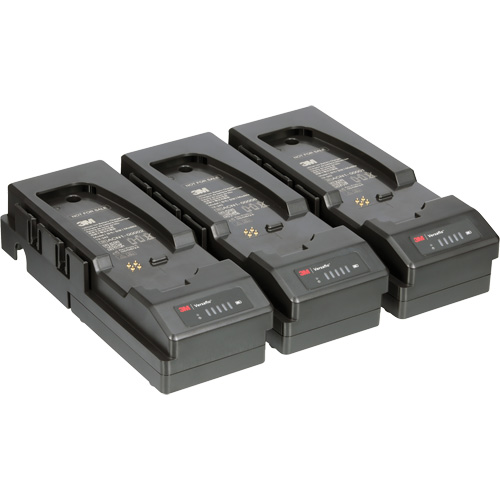 Emballage de chargeur de pile &agrave; trois postes Versaflo  pour APR motoris&eacute; TR-300+ Rock Safety Industrial Ltd