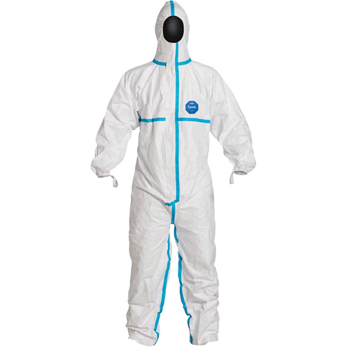 Hooded Coveralls, Small, White, Tyvek&reg; 600 Rock Safety Industrial Ltd