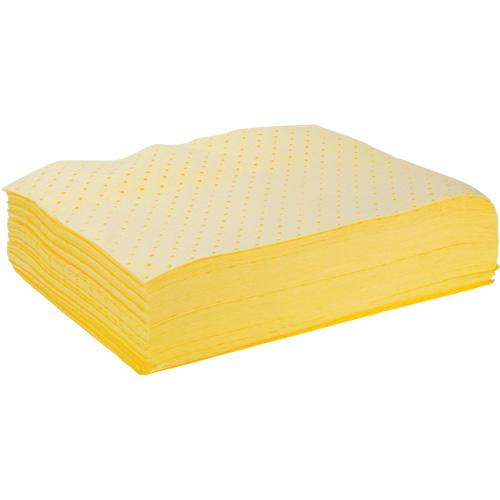 Bonded Sorbent Pads, Hazmat, 15" x 19", 12 gal. Absorbancy Rock Safety Industrial Ltd