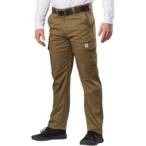 Pantalon cargo Big Flex, Poly-coton/Spandex, Vert olive militaire, Taille 28 Rock Safety Industrial Ltd