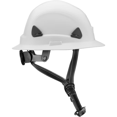 Fibre Metal Climbing Style Helmet with Full Brim, Meets CSA Type 2, Ratchet Suspension, Non-Vented Rock Safety Industrial Ltd