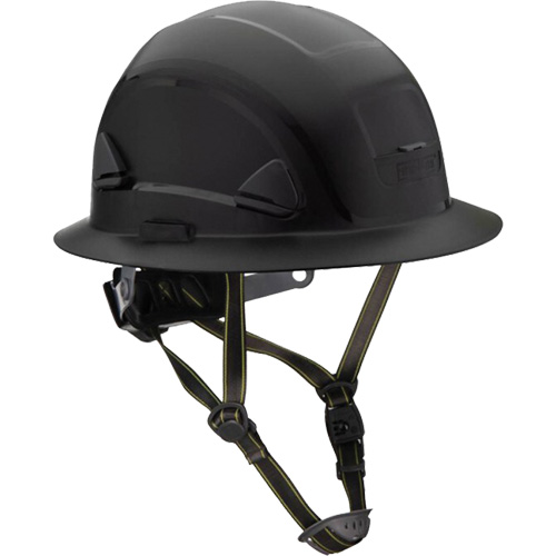 Casque Fibre Metal de style escalade avec bordure compl&egrave;te, R&eacute;pond aux normes CSA type 2, Suspension Rochet, Non ventil&eacute; Rock Safety Industrial Ltd