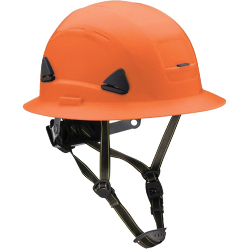 Casque Fibre Metal de style escalade avec bordure compl&egrave;te, R&eacute;pond aux normes CSA type 2, Suspension Rochet, Non ventil&eacute; Rock Safety Industrial Ltd