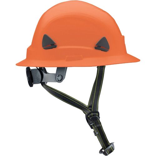 Casque Fibre Metal de style escalade avec bordure compl&egrave;te, R&eacute;pond aux normes CSA type 2, Suspension Rochet, Non ventil&eacute; Rock Safety Industrial Ltd